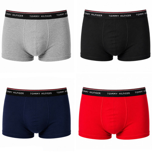 شورت نیم مردانه طرح Tommy Hilfiger کد 1690 مجموعه 4 عددی پنبه لاکرا اعلا